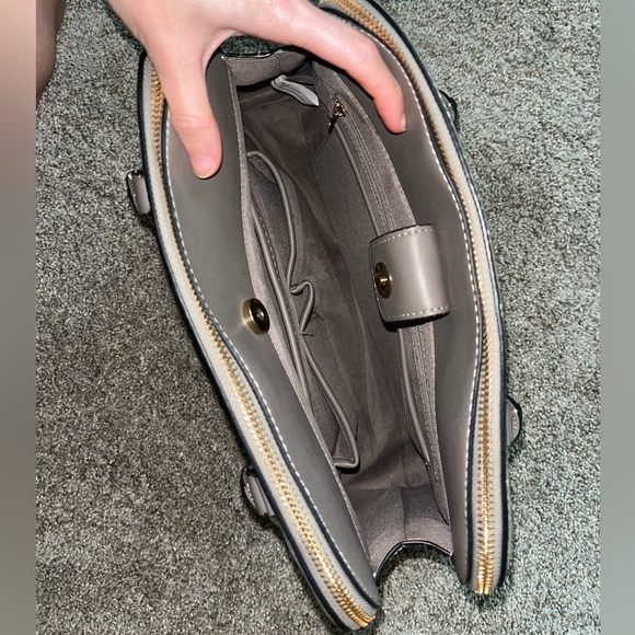 Target Gray Double Top Handle Shoulder Bag - Picture 7 of 11